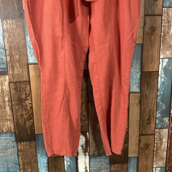 Social standard melody drapery tencel fabric belted pants - Picture 3 of 13